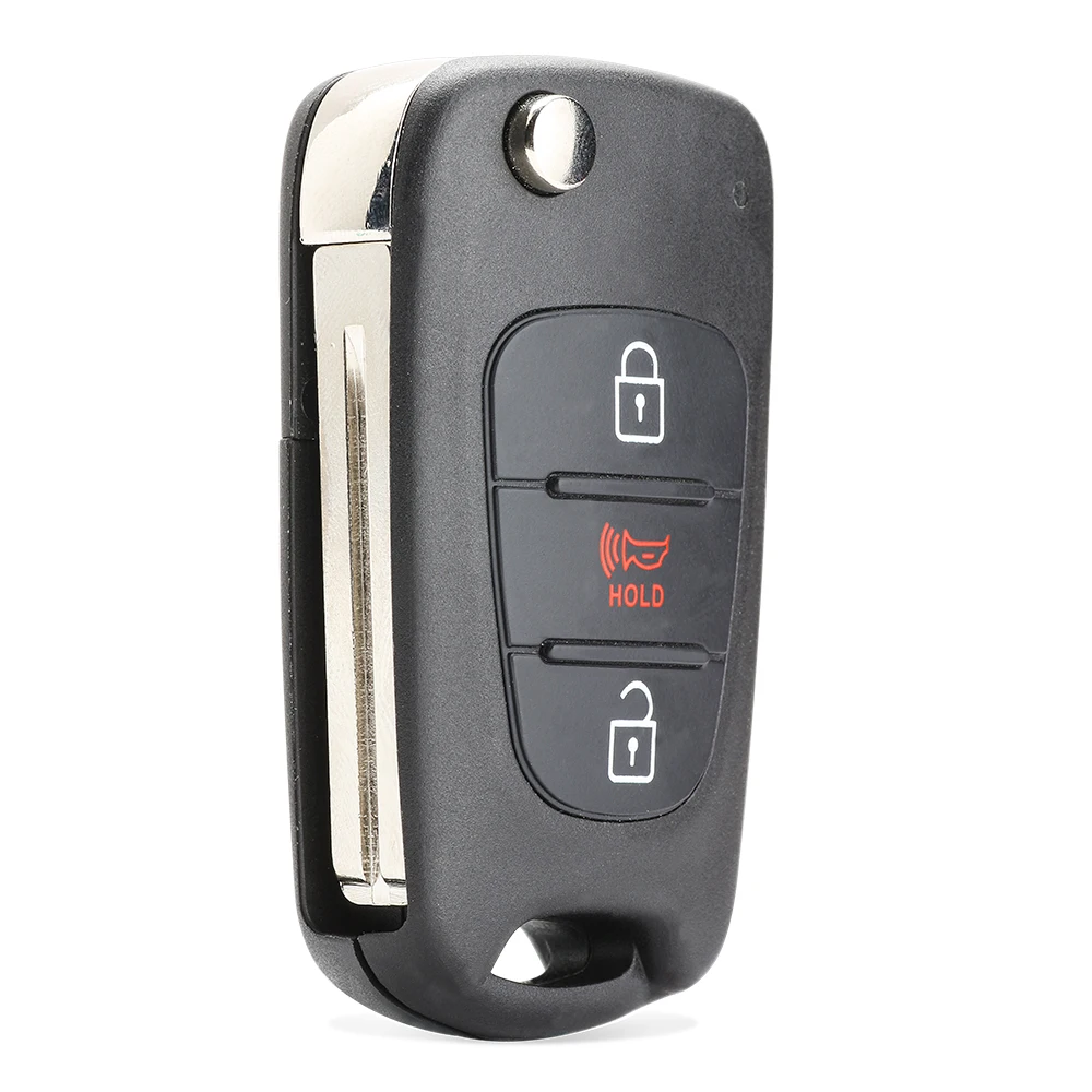 KEYECU для Kia Rio 2012-2014 Soul 2010-2013 корпус автомобильного ключа с дистанционным