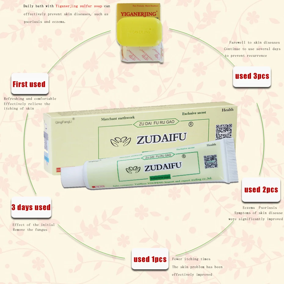 Серное мыло ZUDAIFU состояние кожи от акне псориаза Seborrhea Eczema Отбеливающее шампунь +