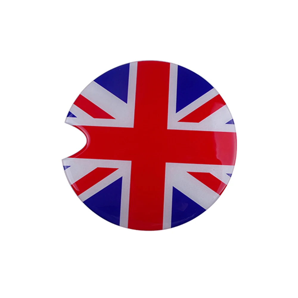Red Union Jack Юнион Джек кристалл эпоксидный топливный бак крышка украшения чехол стикер Корпус для Mini Cooper F55 F56 R55 R56 R60 стайлинга автомобилей - Название цвета: Red Union Jack