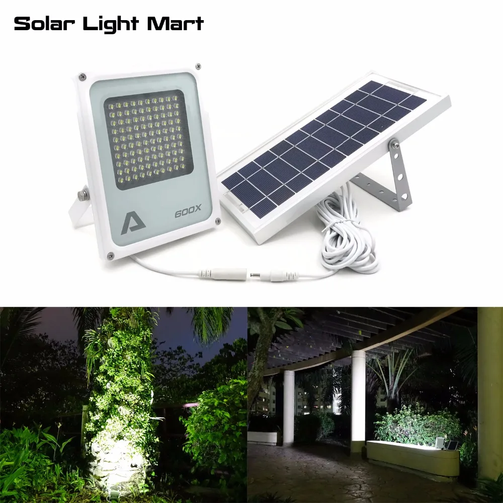 Alpha 600X 100 LED 100-750lm 3 Power Modes Solar Powered Outdoor Flood Light Lamp for Garden | Лампы и освещение