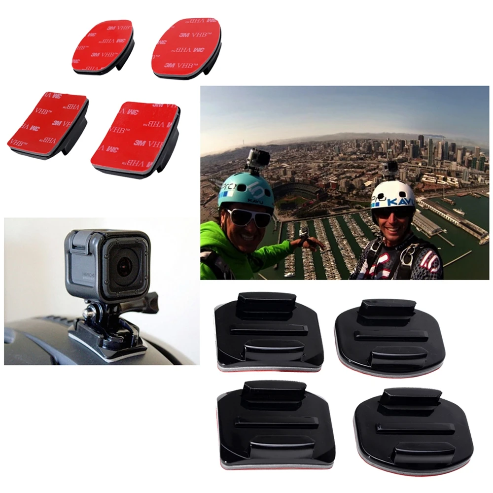 22в1 комплект крепления для велосипеда мотоцикла шлема клейкий держатель