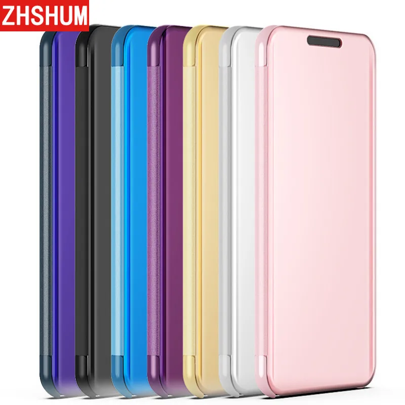 Роскошный защелкивающийся чехол с зеркальным покрытием для huawei mate 20 Pro Lite Honor 10 8X