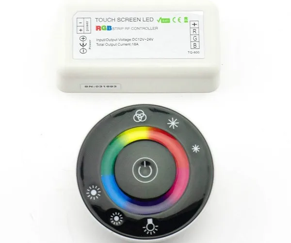 Сенсорный контроллер RGB DC 12 В 24 18 А беспроводной светодиодный RF сенсорная панель