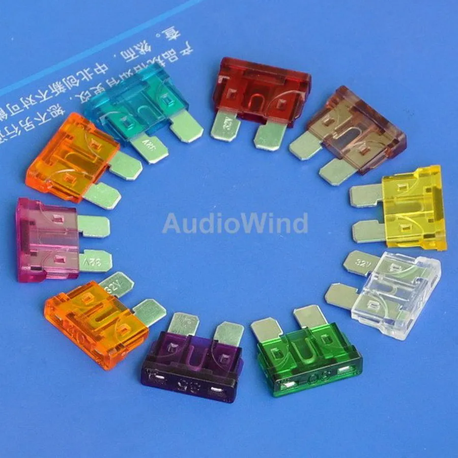(500 шт./лот) Автомобильный Средний лопастной ATO предохранитель 3 Amp ~ 40