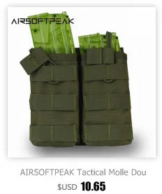 AIRSOFTPEAK 4.5 дюйма Универсальная военная тактическая сумка для мобильного телефона Molle Чехол Телефонные сумки снаряжение для охоты