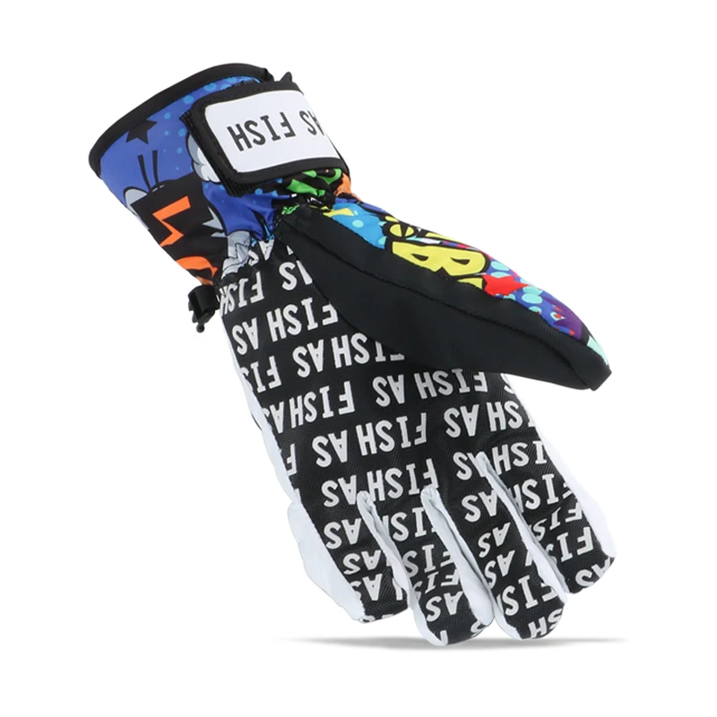 Зимние мужские и женские лыжные велосипедные перчатки для верховой езды теплые