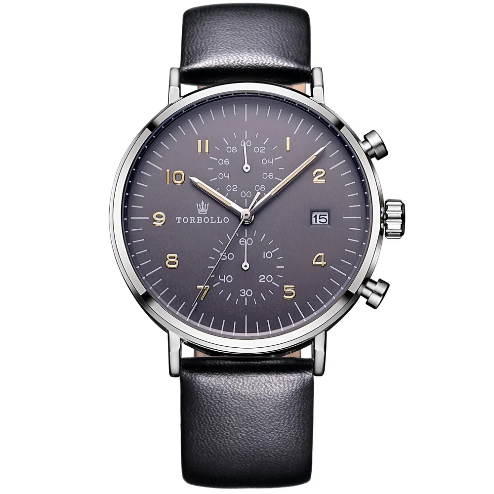 Новый роскошный кожаный плечевой ремень Для мужчин s наручные часы Белый