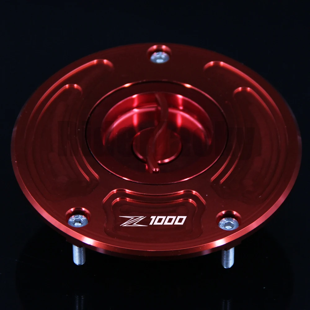 CNC Алюминий без ключа Аксессуары для мотоциклов Топливный бак газа Кепки Крышка для Kawasaki Z1000 Z 1000 2003-2006 2004 2005