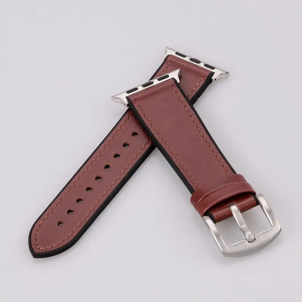 Ремешок для мужских наручных часов из натуральной кожи 38 мм 42 мм|Ремешки часов| |