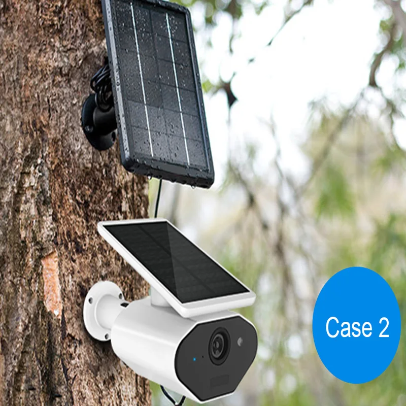 Уличная солнечная батарея WiFi камера IP65 Водонепроницаемый Сертифицированный HD 1080p Смарт беспроводная камера безопасности с аудио ночного видения