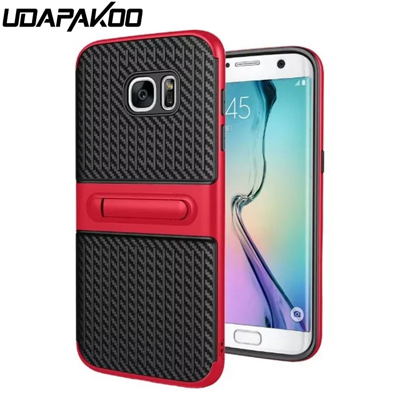 Udapakoo Роскошный чехол для samsung Galaxy A3 A5 A7 2017 ТПУ кремния Hybrid + PC Стенд Cover Броня