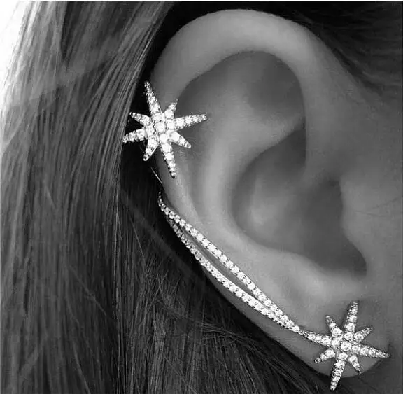 Новинка! Европейские и Соединенные Штаты Простые Модные полые серьги 8ED59| |