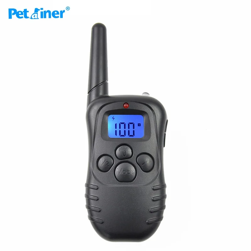 Petourer PET998DB перезаряжаемый водонепроницаемый пульт дистанционного обучения для собак/Тренировочный ошейник/ударный ошейник с диапазоном 300 м