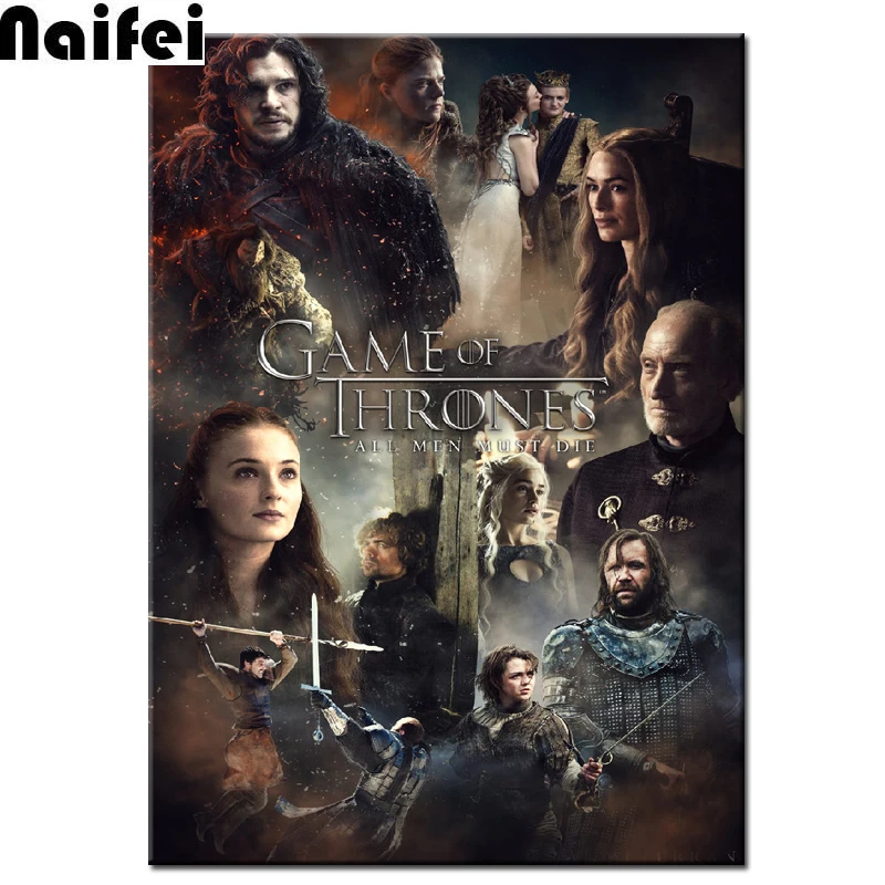 Алмазная вышивка Игра престолов искусство алмазная живопись полная квадратная