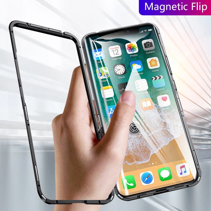 Магнитный чехол-бампер для iphone 7 x xs max xr чехлы телефонов 6 6s 8 plus чехол xsmax s r 7plus 6plus |