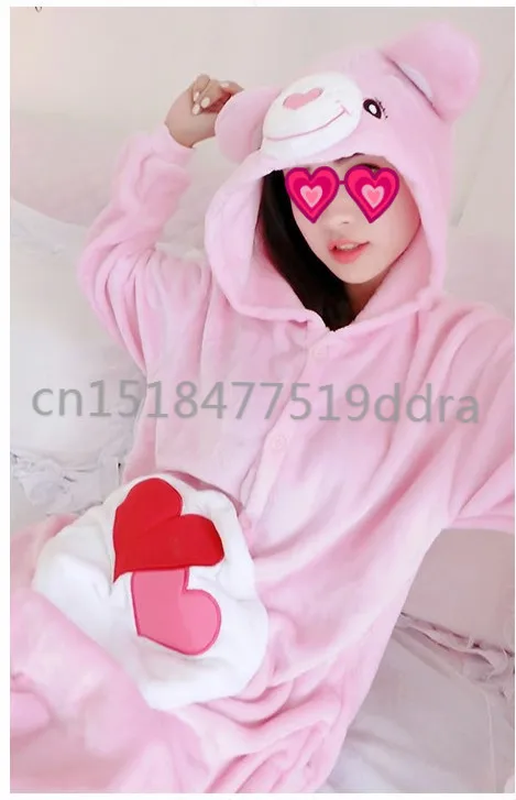 Медведь животных для взрослых Пижама Косплэй костюм мужчина и женщина пижама