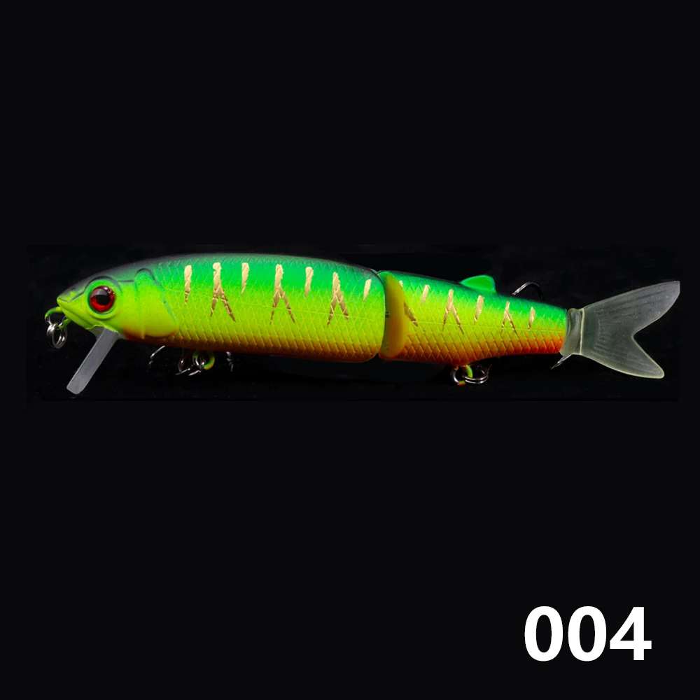 004 11.3cm 13.7g Hunthouse Щука приманка 11,3 см и 9 см шарнирная приманка мягкий хвост гольян приманка происхождения крючок Дайвинг плавающие приманки медленное погружение приманка рыбалка leurre - Цвет: 004 11.3cm 13.7g