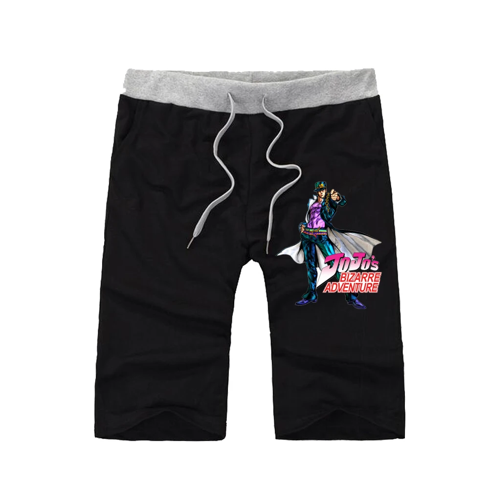 

anime JoJo's Bizarre Adventure Shorts Jogger Waist Pocket Trousers short pants Men Summer Shorts teenagers Short Sweatpants