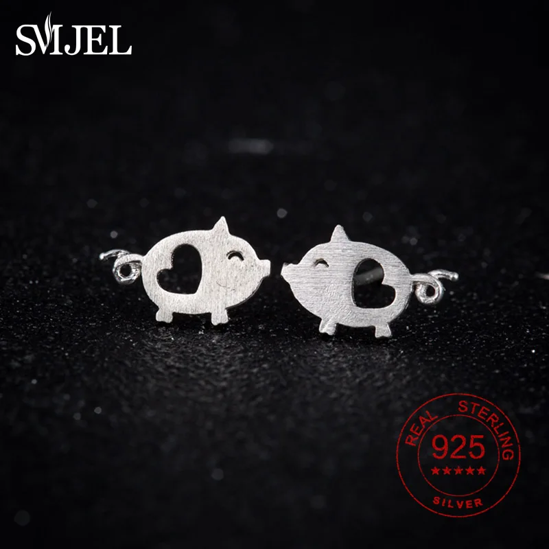 Простые креативные серьги SMJEL в виде знаков зодиака и ягненка для женщин