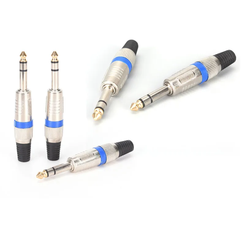 5 шт. 6 35 мм аудио разъем Jack для микрофона усилителя 1/4 &quotштекер RCA кабель с
