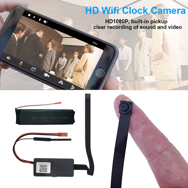 HD1080P мини Wifi камера батарея wifi видео звук Запись удаленный детектор движения