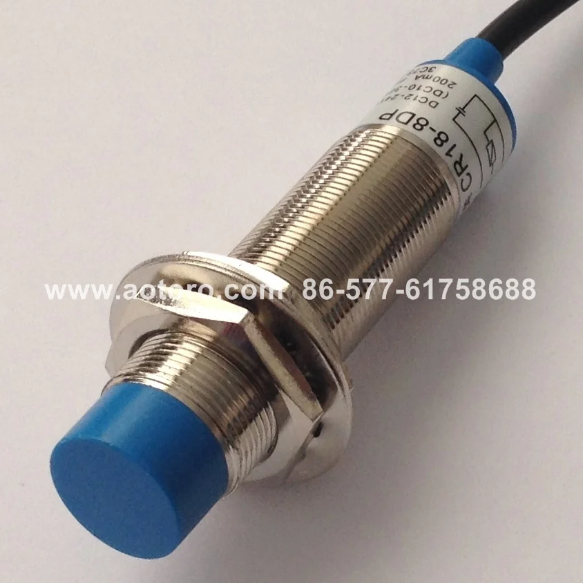 Датчик уровня жидкости PNP датчик приближения емкостный с оптическим сенсорным