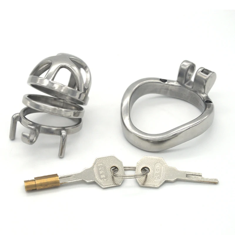 Металлическая ажурная клетка для пениса товары взрослых мужское устройство