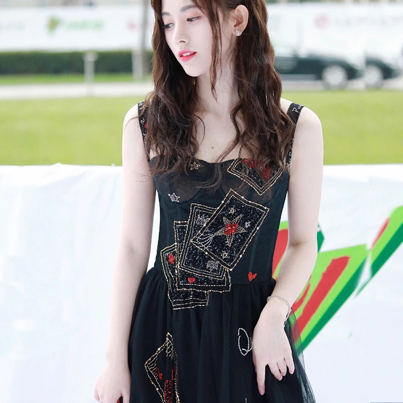 Роскошное дизайнерское вечернее платье JSXDHK пикантное женское Сетчатое макси на