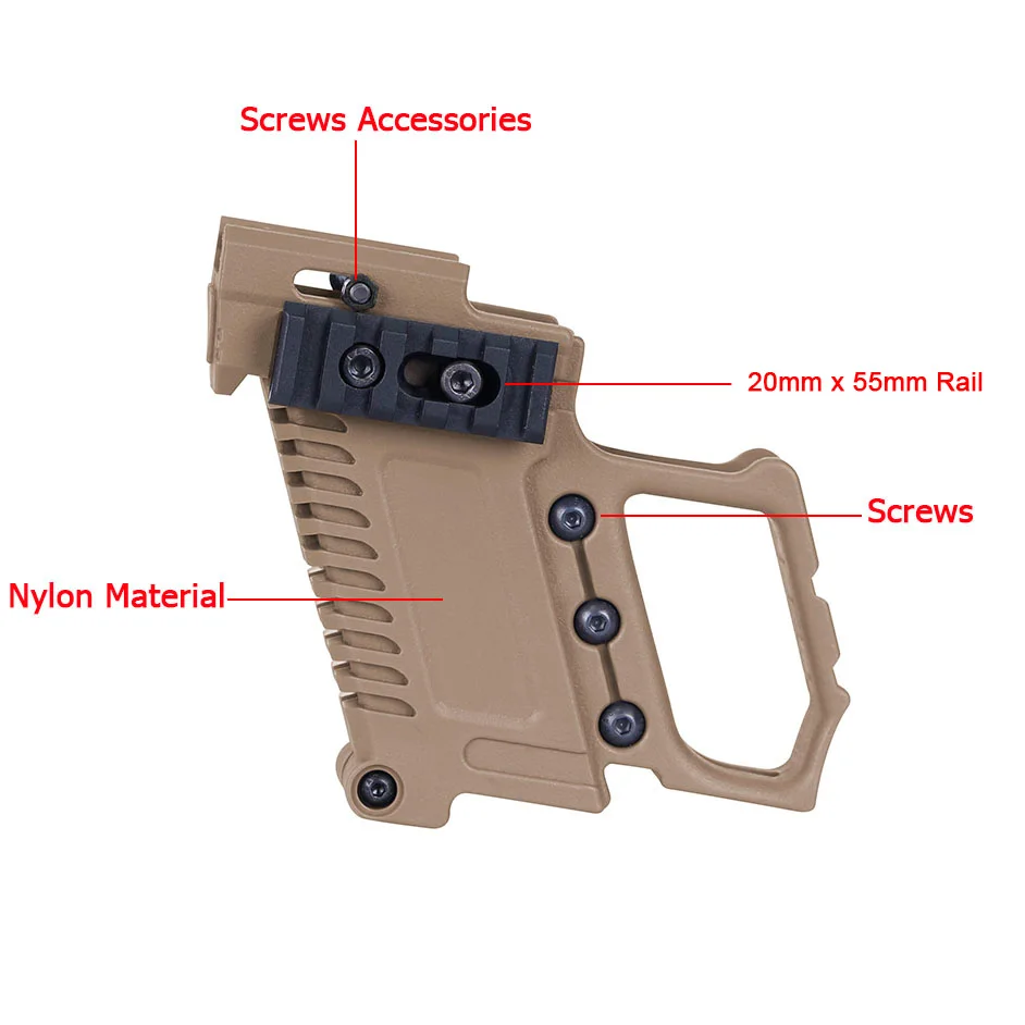 Набор для боевого оружия из АБС пластика набор серии WE/Marui G17 G18 G19 GBB совместим с TM &