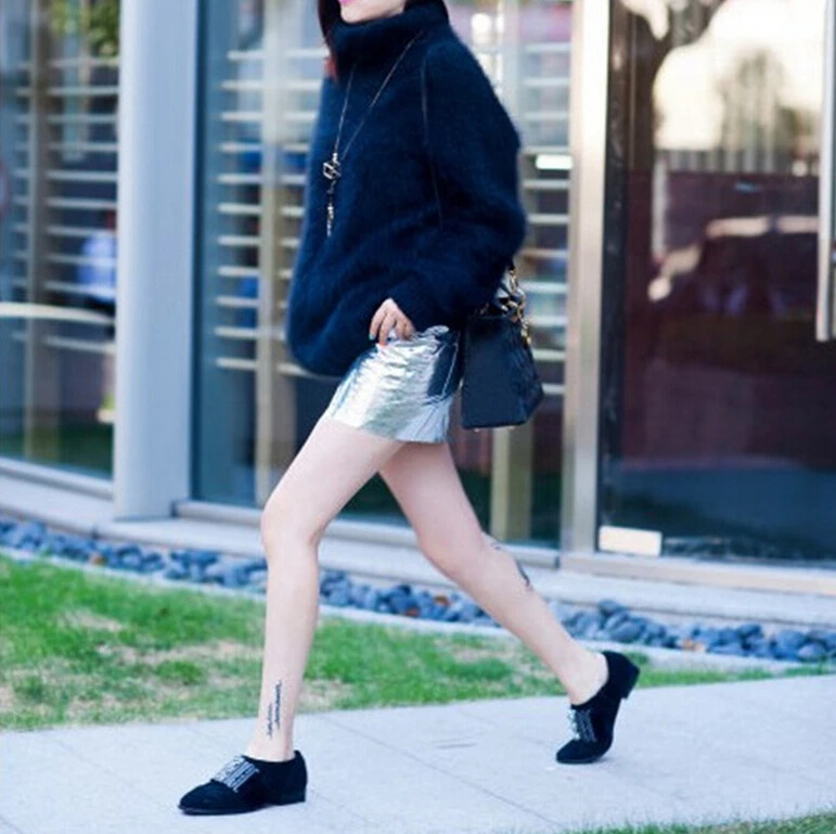 Новое поступление меховое пуловер из норкового кашемира Женский натуральный