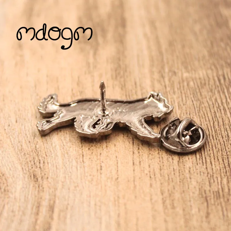 Mdogm Briard Dog броши и булавки в виде животных оптовая продажа костюм милые забавные