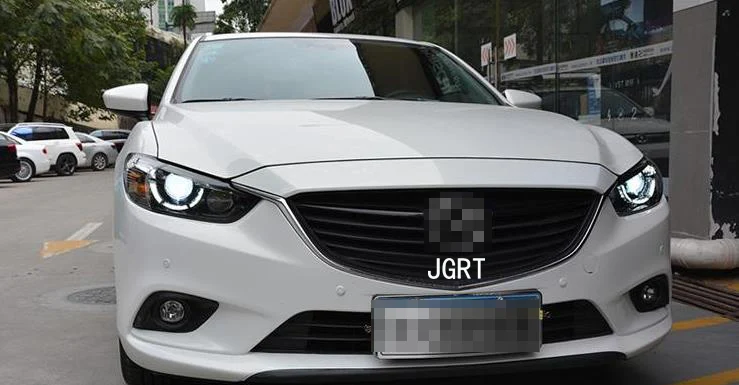 2 шт. автомобильный стиль светодиодный фары для Mazda 3/Axela 14-16 для Axela Головной фонарь светодиодный DRL Объектив двойной луч H7 HID Xenon bi xenon объектив