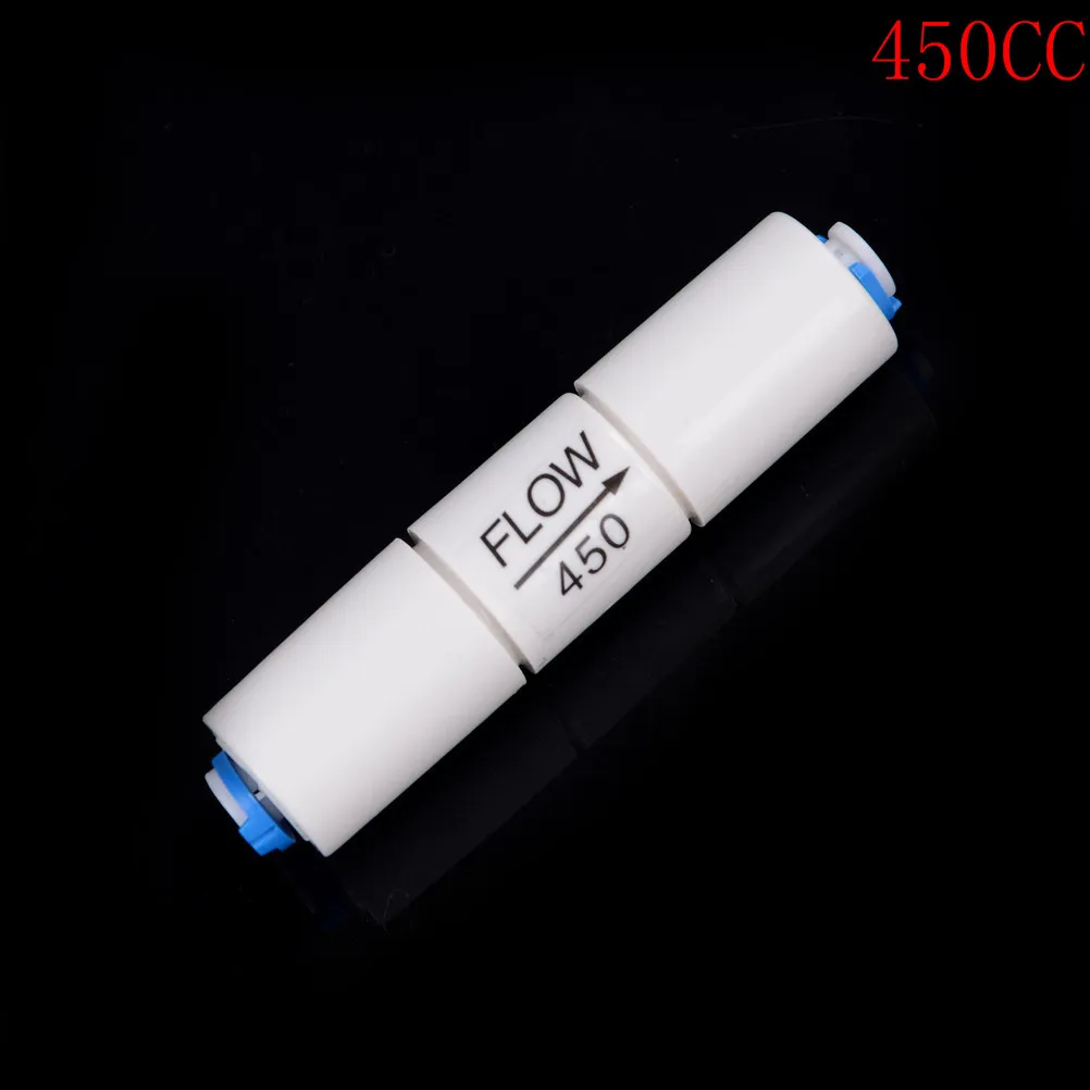 1 шт. части фильтра для воды RO ограничитель потока 300CC-1500CC с 1/" шланг быстрое соединение машина обратного осмоса