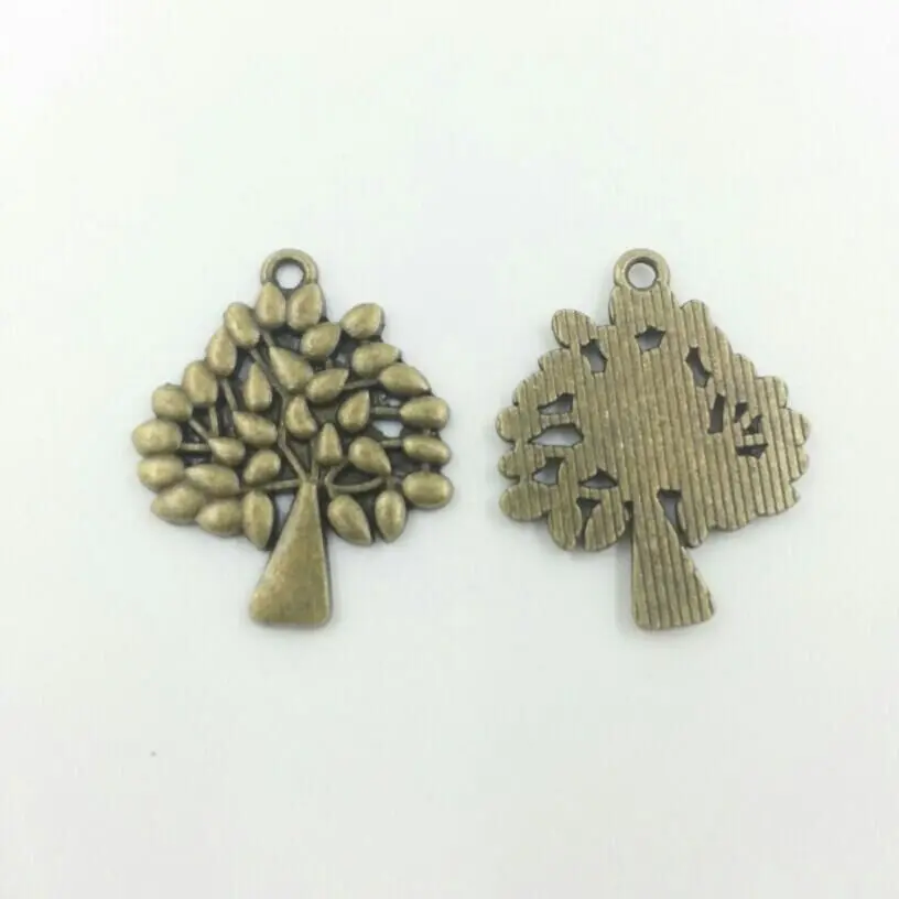 

Life Trees Charms Pendants Antique Bronze Classic Christmas Trees Charm Pendant 10pcs T681