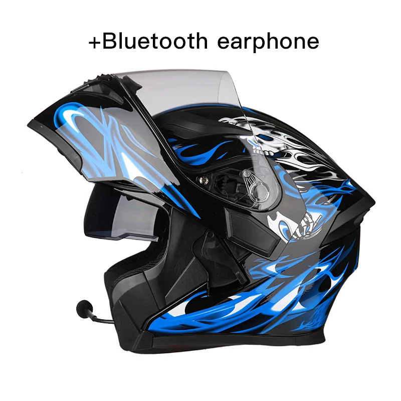 23 Мотоциклетный шлем, микрофон, Bluetooth наушники, точечный светодиодный шлем, capacete casco motocicleta capacete aberto, детский мотоциклетный шлем - Цвет: 23