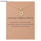 Модные золотистые ожерелья и подвески для женщин, ювелирные изделия