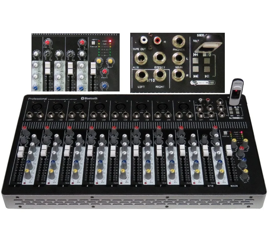 STARAUDIO новый бренд 10 микшер каналов Pro DJ этап KTV включающим в себя гарнитуру блютус