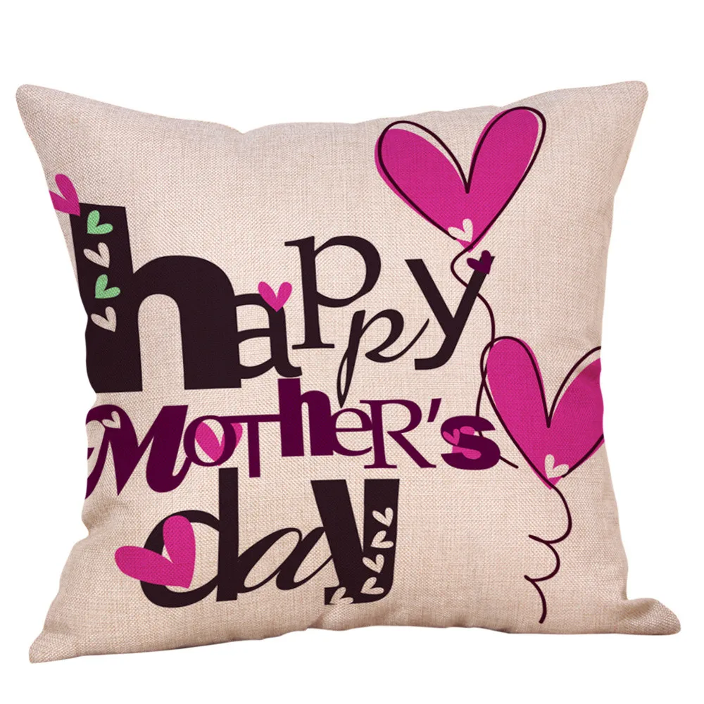 Горячая Распродажа праздничная Подушка с днем счастливой матери диванная