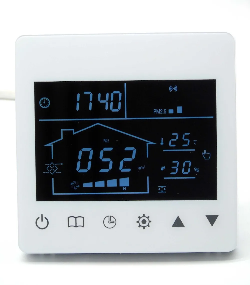 Pm2.5 детектор качества воздуха лазерный датчик управления с трехскоростным