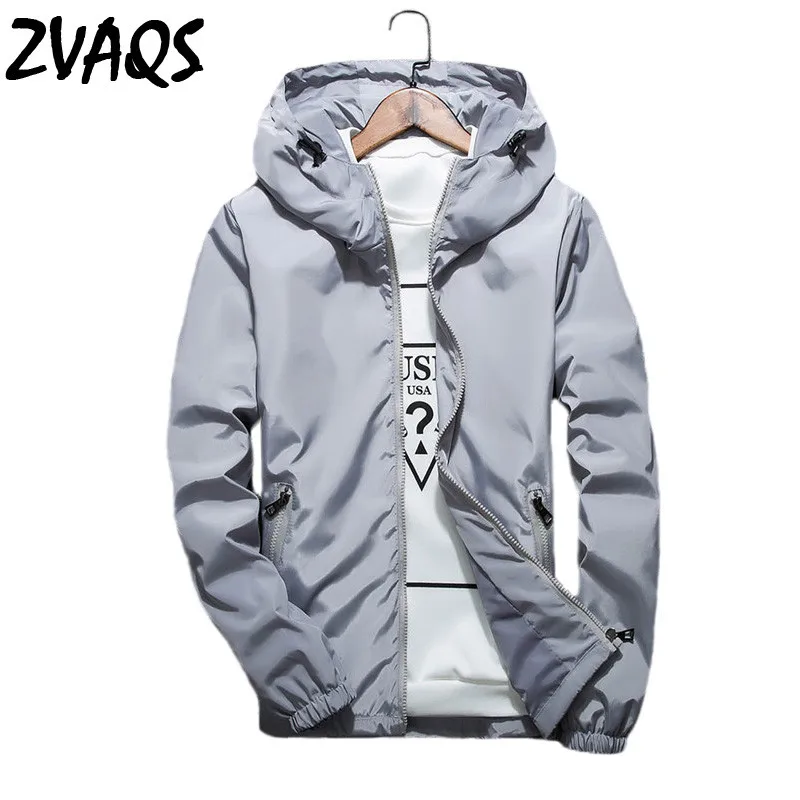 2020 демисезонная Повседневная тонкая мужская куртка с капюшоном Женская