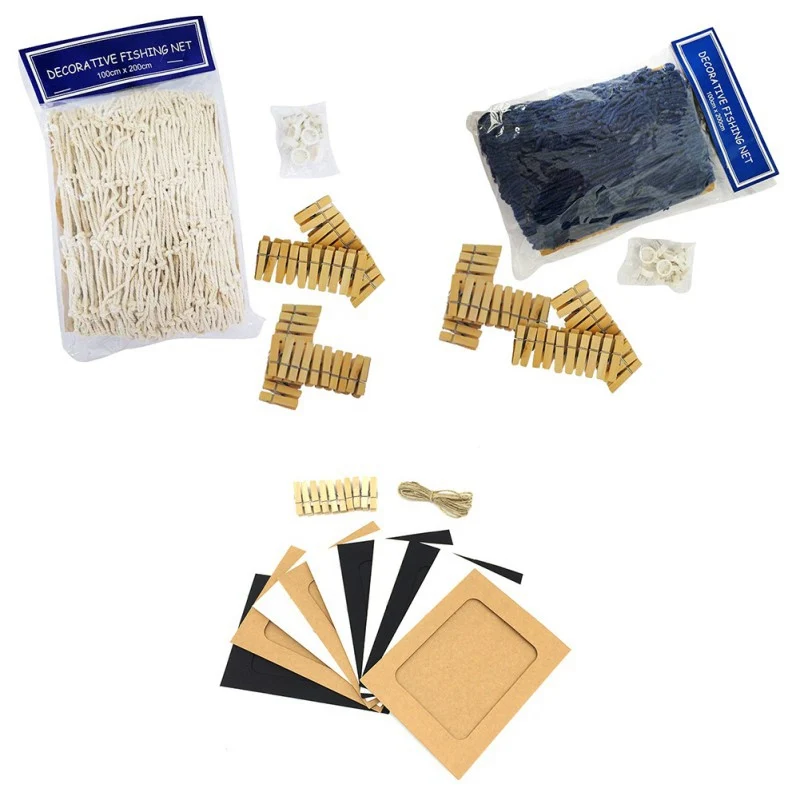 Фоторамка из воловьей кожи для украшения дома разные цвета подвесная бумажная фоторамка фото с сеткой