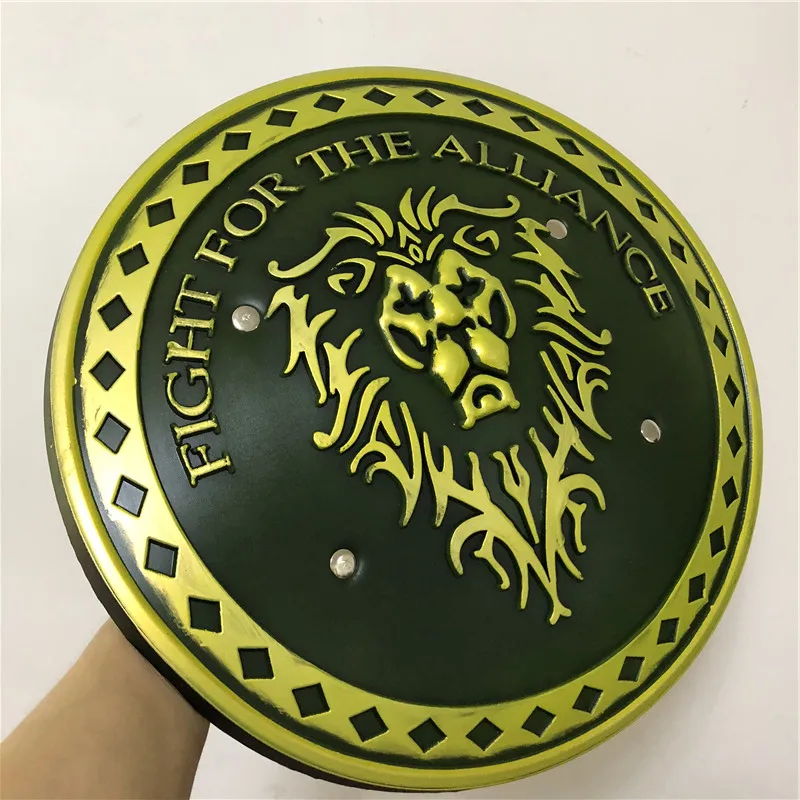 Фильм игры аниме 1:1 золотые Король Лев правосудия круглый щит фигурку модель