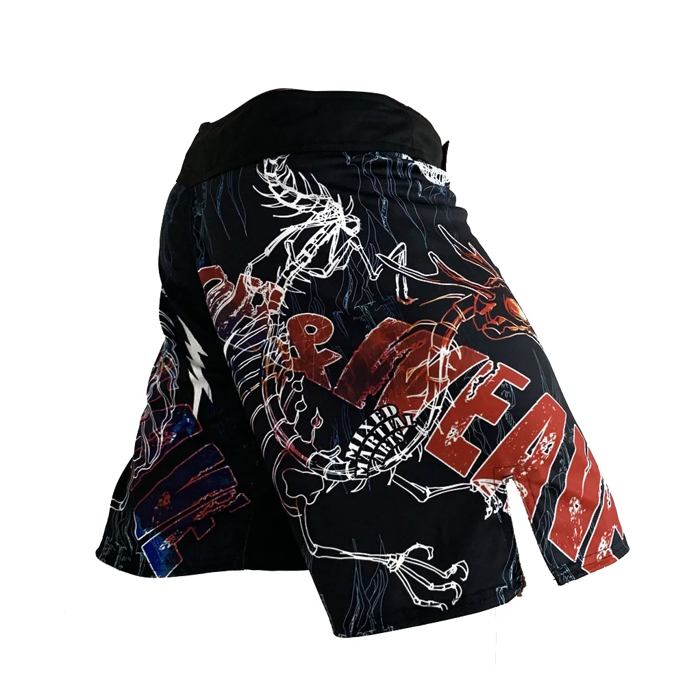 

MMA Men's Muay Thai kickBoxing Shorts Fitness Fighting Boxeo Trunks TrainningShort