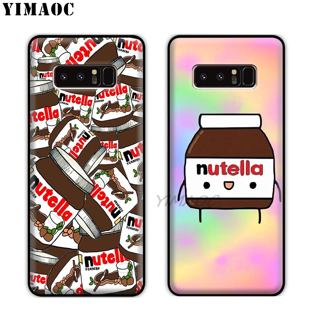 YIMAOC Nutella Шоколадный Мягкий ТПУ силиконовый чехол для Samsung Galaxy S10 S10e S9 S8 Plus S7 S6 Edge &amp
