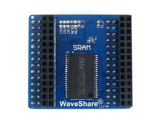 Плата SRAM IS62WV12816BLL фреза с 16 битным параллельным интерфейсом Дополнительная