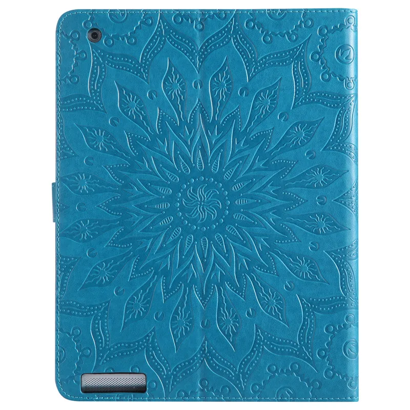 Wekays для Apple IPad 2 3 4 Защита от солнца цветок Смарт Кожаный флип Fundas чехол для IPad 2 3 4 IPad2 IPad3 IPad4 чехол для планшета