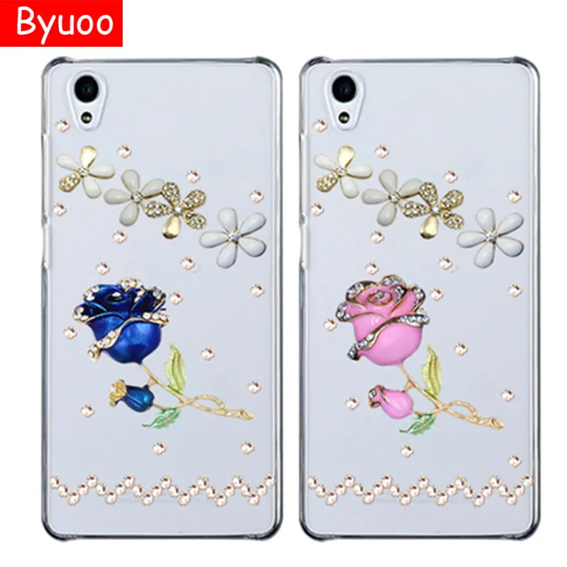 Чехол для мобильного телефона с 3D блестками и кристаллами Byuoo Sony Xperia Z5 M5 XZ2 Compact C5 XA