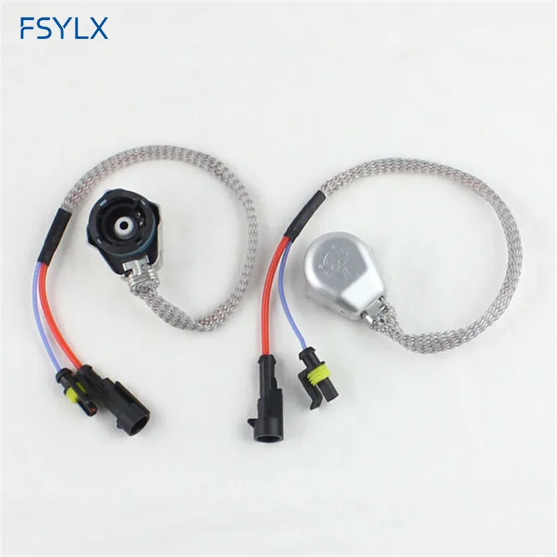 FSYLX D2S D2C HID ксеноновая лампа фары + D2 усилитель Жгут проводов 35 Вт Автомобильная
