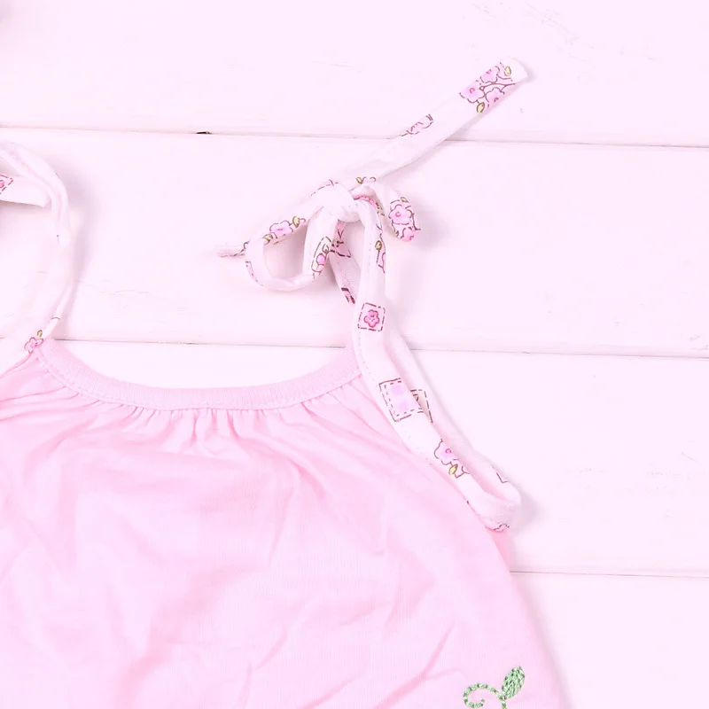 Хлопковые топы с цветочным рисунком для маленьких девочек мягкие удобные