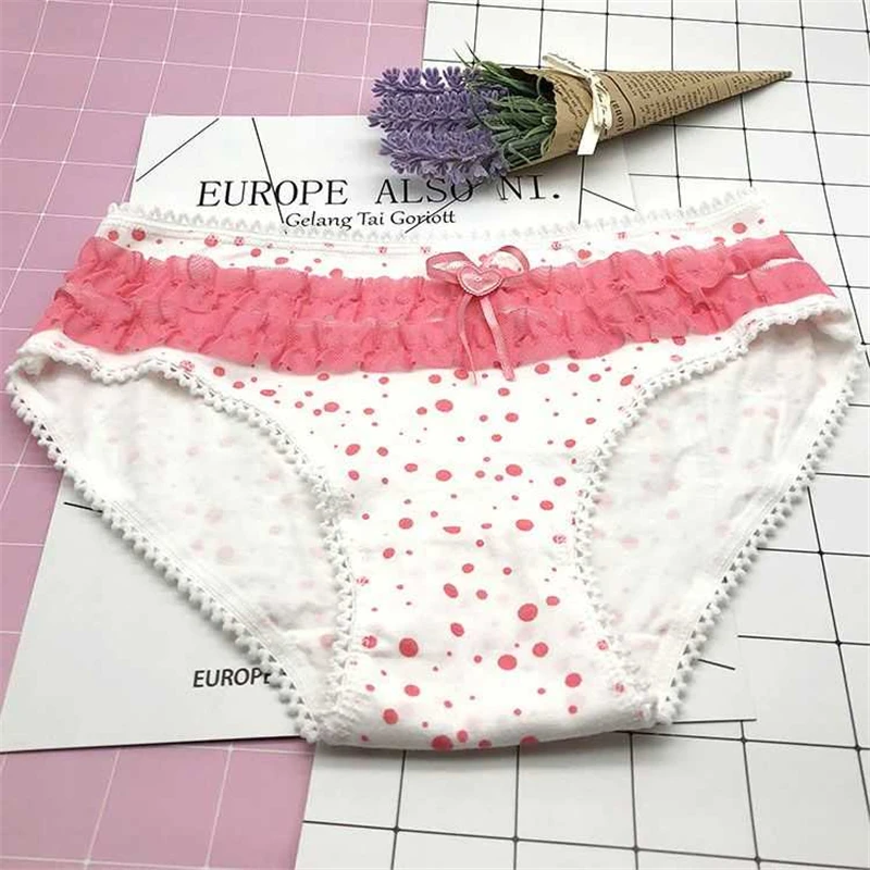 Хлопок 5 штук в партии Трусы для девочек с рисунками из мультфильма Новый 2021